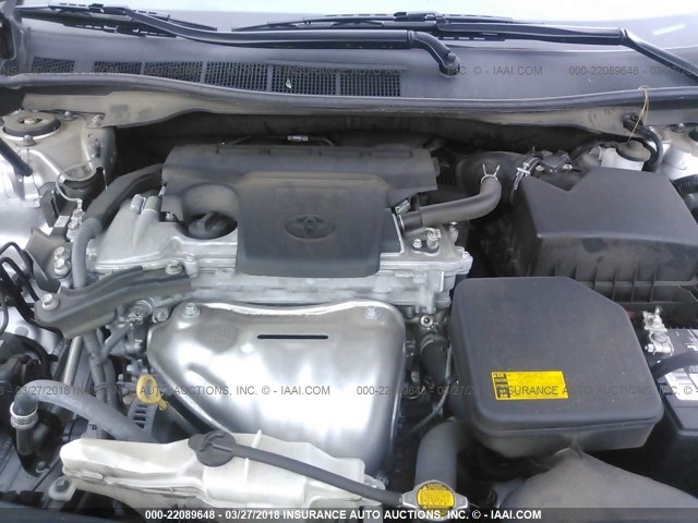 4T1BF1FK0DU251794 - 2013 TOYOTA CAMRY L/SE/LE/XLE SILVER photo 10