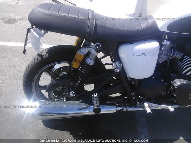 SMT900K11ET635670 - 2014 TRIUMPH MOTORCYCLE BONNEVILLE WHITE photo 6