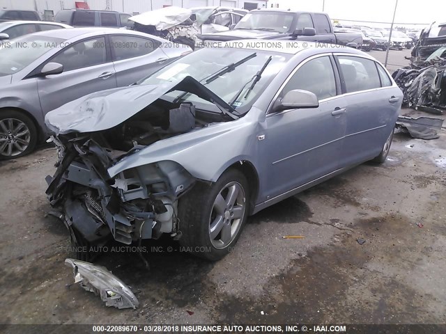 1G1ZH57B98F229959 - 2008 CHEVROLET MALIBU 1LT 浅蓝色 照片 2