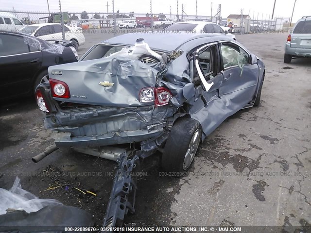 1G1ZH57B98F229959 - 2008 CHEVROLET MALIBU 1LT 浅蓝色 照片 4