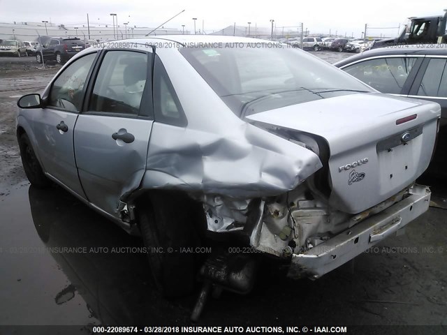 1FAFP34N07W167839 - 2007 FORD FOCUS ZX4/S/SE/SES GRAY photo 3