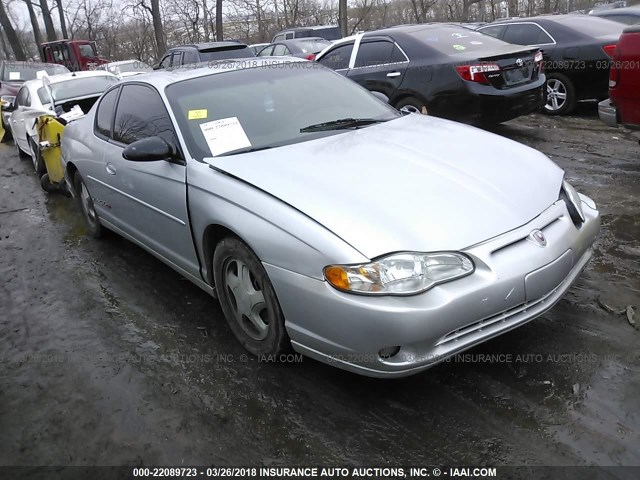 2G1WX12KX39310492 - 2003 CHEVROLET MONTE CARLO SS ვერცხლისფერი ფოტო 1
