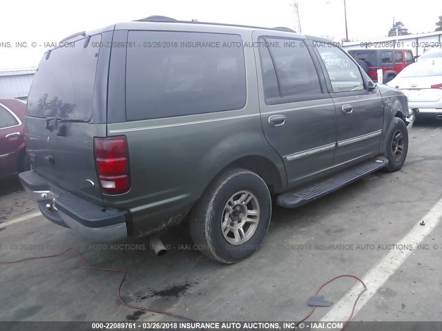 1FMRU15L01LA77144 - 2001 FORD EXPEDITION XLT Yaşıl foto 4