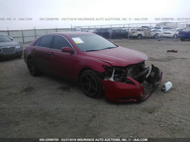 4T1BE46K79U296436 - 2009 TOYOTA CAMRY SE/LE/XLE RED photo 1