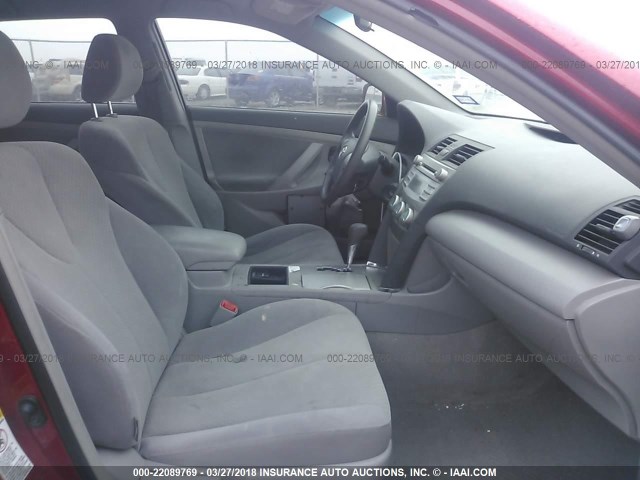 4T1BE46K79U296436 - 2009 TOYOTA CAMRY SE/LE/XLE 红色 照片 5