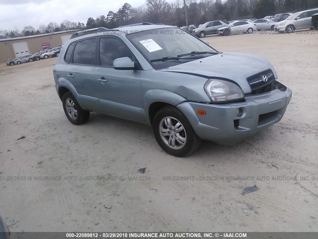 KM8JN12D77U492746 - 2007 HYUNDAI TUCSON SE/LIMITED Light Blue photo 1