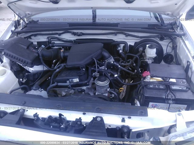 5TFTX4CN7CX012214 - 2012 TOYOTA TACOMA ACCESS CAB Weiß Foto 10