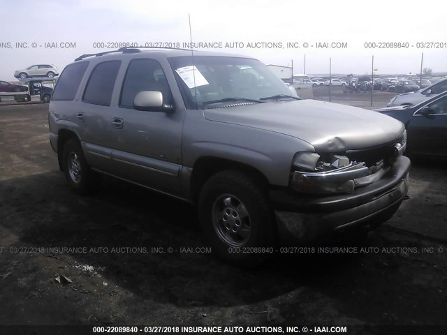 1GNEK13T0YJ199267 - 2000 CHEVROLET TAHOE K1500 SILVER photo 1