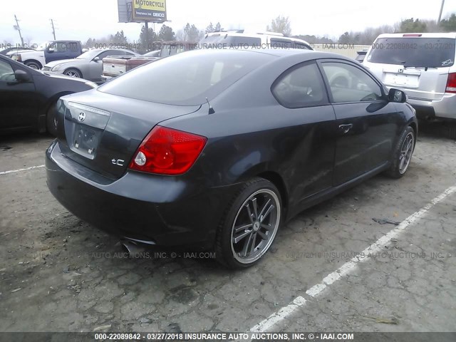 JTKDE167750033462 - 2005 TOYOTA SCION TC 蓝色 照片 4