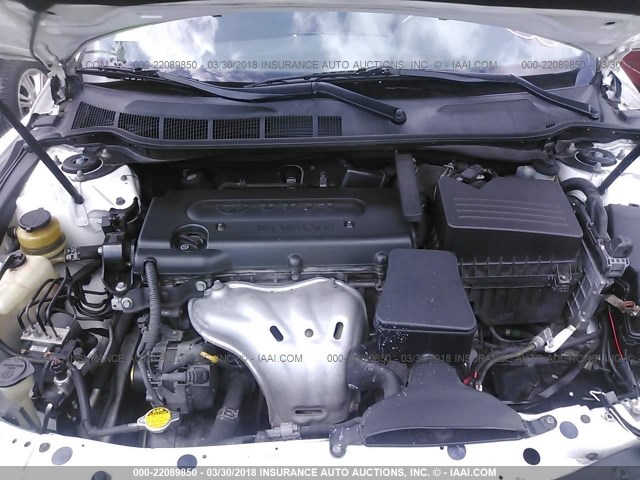 4T1BE46K49U841699 - 2009 TOYOTA CAMRY SE/LE/XLE WHITE photo 10