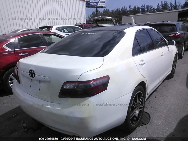 4T1BE46K49U841699 - 2009 TOYOTA CAMRY SE/LE/XLE WHITE photo 4