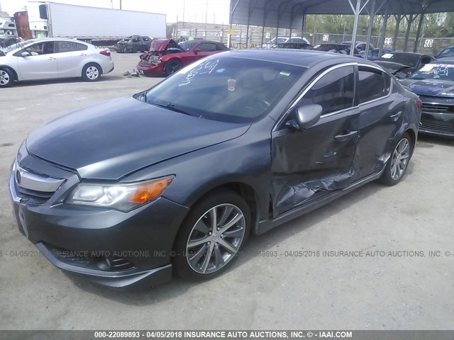 19VDE1F50DE007919 - 2013 ACURA ILX 20 PREMIUM GRAY photo 2