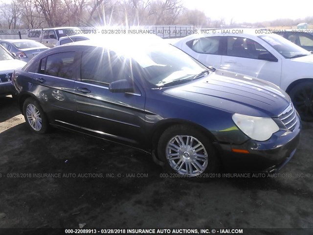 1C3LC56K37N533875 - 2007 CHRYSLER SEBRING TOURING Dark Blue photo 1