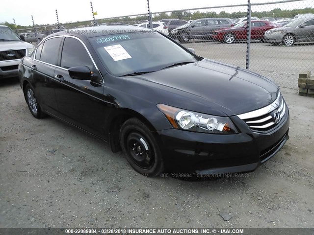 1HGCP2F61CA131826 - 2012 HONDA ACCORD SE BLACK photo 1