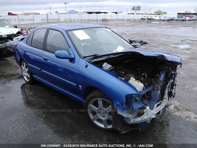 3N1AB51D46L565170 - 2006 NISSAN SENTRA SE-R SPEC V Light Blue photo 1