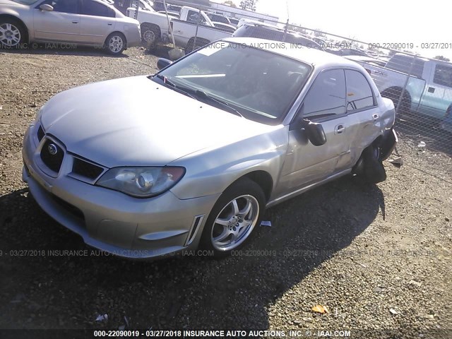 JF1GD67606H509862 - 2006 SUBARU IMPREZA 2.5I SILVER photo 2