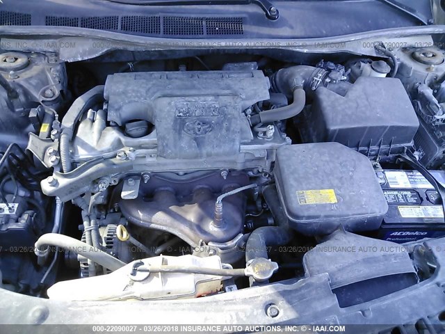 4T4BF1FK4CR193290 - 2012 TOYOTA CAMRY SE/LE/XLE GRAY photo 10