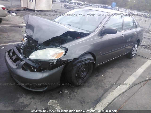 1NXBR32E18Z025143 - 2008 TOYOTA COROLLA CE/LE/S GRAY photo 2