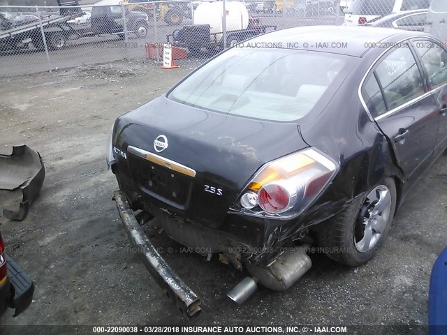 1N4AL21E47C167610 - 2007 NISSAN ALTIMA 2.5/2.5S BLACK photo 6