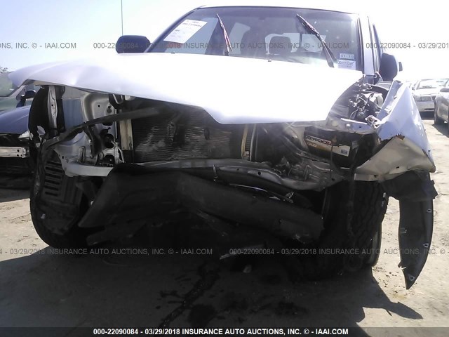 5TFJX4GN2DX018313 - 2013 TOYOTA TACOMA DOUBLE CAB ვერცხლისფერი ფოტო 6