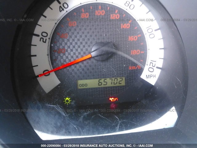 5TFJX4GN2DX018313 - 2013 TOYOTA TACOMA DOUBLE CAB ვერცხლისფერი ფოტო 7