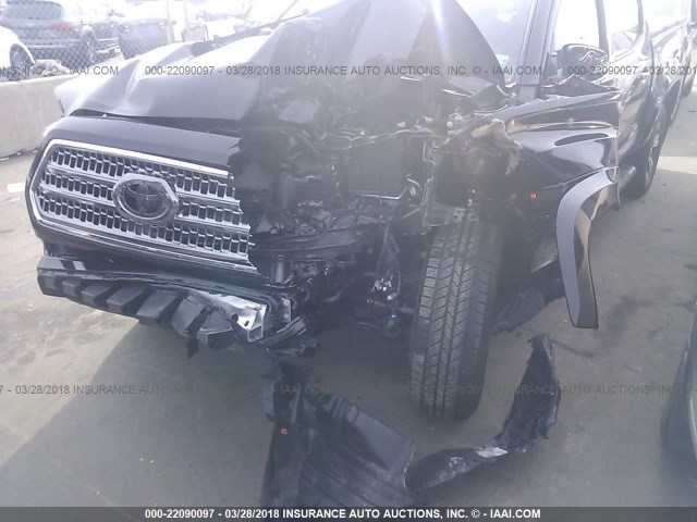 3TMCZ5AN4HM111752 - 2017 TOYOTA TACOMA DBL CAB/SR/TRDSPT/OR/PRO Қара фото 6