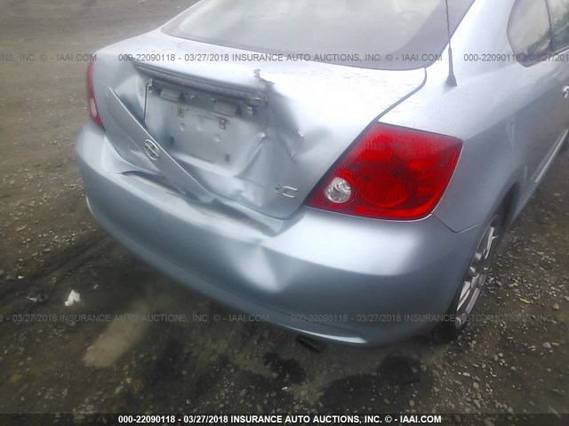 JTKDE177860131982 - 2006 TOYOTA SCION TC 浅蓝色 照片 6