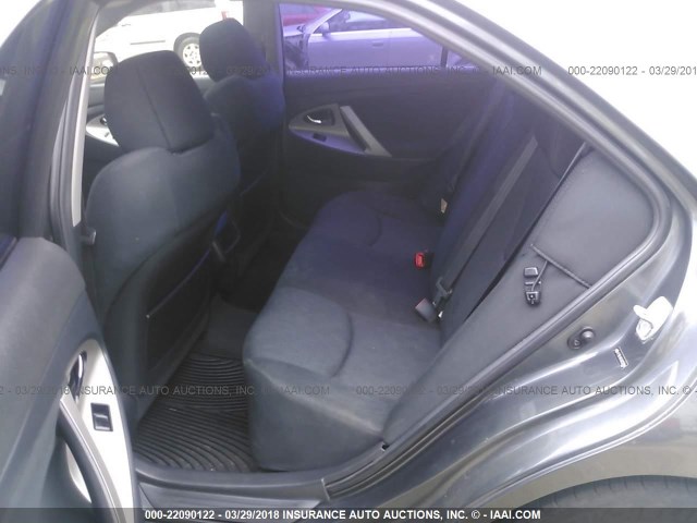 4T1BE46K58U250988 - 2008 TOYOTA CAMRY CE/LE/XLE/SE GRAY photo 8