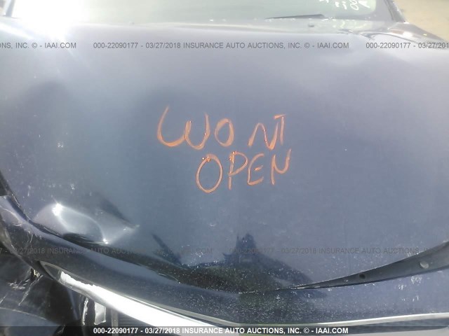 1G1ZC5EB0AF121933 - 2010 CHEVROLET MALIBU 1LT 蓝色 照片 10