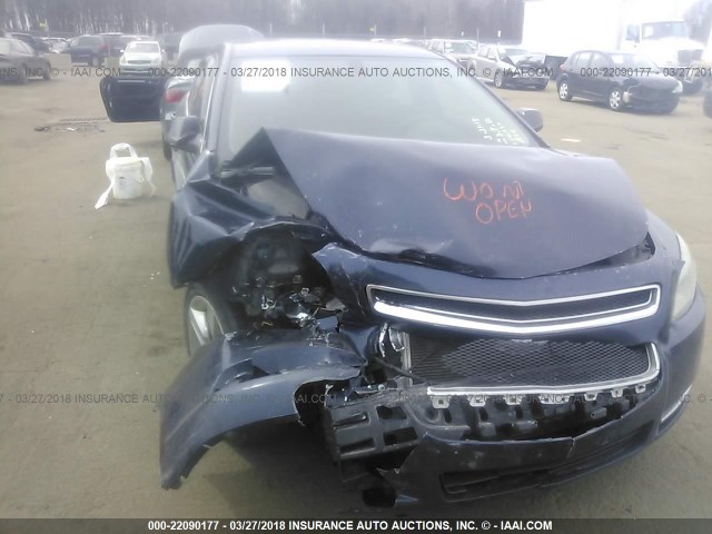 1G1ZC5EB0AF121933 - 2010 CHEVROLET MALIBU 1LT 蓝色 照片 6