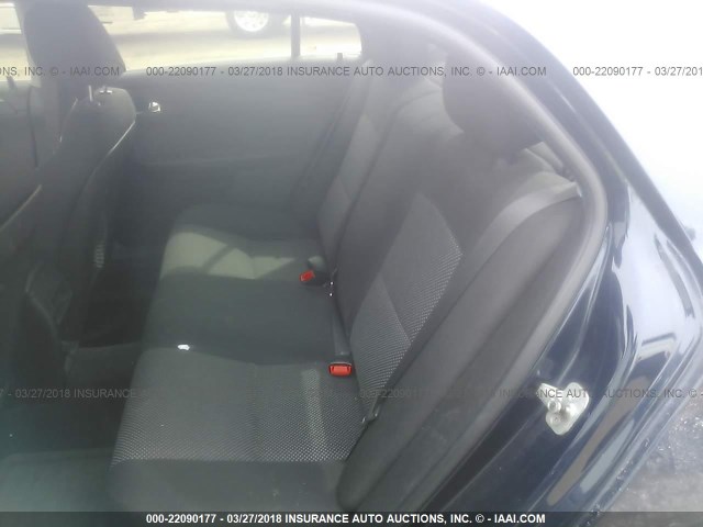 1G1ZC5EB0AF121933 - 2010 CHEVROLET MALIBU 1LT 蓝色 照片 8