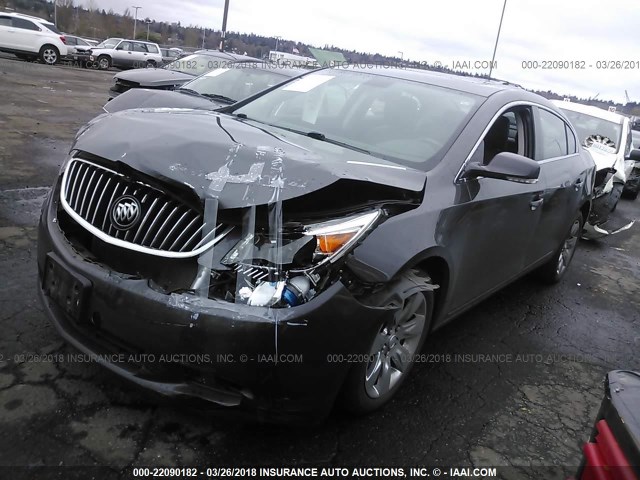 1G4GG5G34DF264456 - 2013 BUICK LACROSSE PREMIUM GRAY photo 2