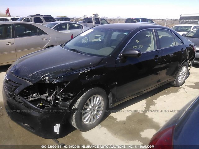 4T1BE46K07U038093 - 2007 TOYOTA CAMRY NEW GENERAT CE/LE/XLE/SE BLACK photo 2