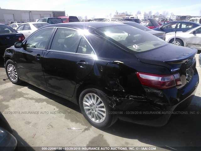 4T1BE46K07U038093 - 2007 TOYOTA CAMRY NEW GENERAT CE/LE/XLE/SE BLACK photo 3