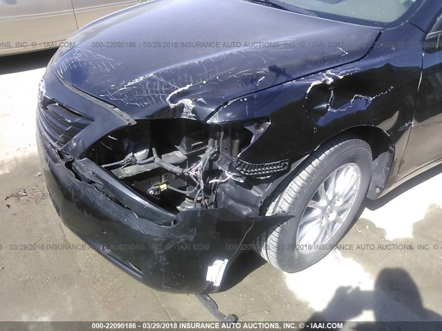 4T1BE46K07U038093 - 2007 TOYOTA CAMRY NEW GENERAT CE/LE/XLE/SE BLACK photo 6