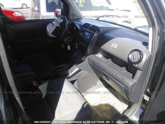 5J6YH18928L010845 - 2008 HONDA ELEMENT SC BLACK photo 5