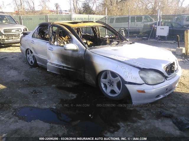 WDBNG75J31A159326 - 2001 MERCEDES-BENZ S 500 SILVER photo 1