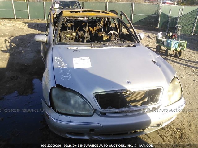 WDBNG75J31A159326 - 2001 MERCEDES-BENZ S 500 SILVER photo 6