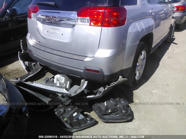 2GKALMEK4F6329642 - 2015 GMC TERRAIN SLE SILVER photo 6