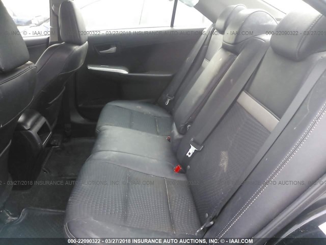4T1BF1FK7EU343213 - 2014 TOYOTA CAMRY L/SE/LE/XLE BLACK photo 8