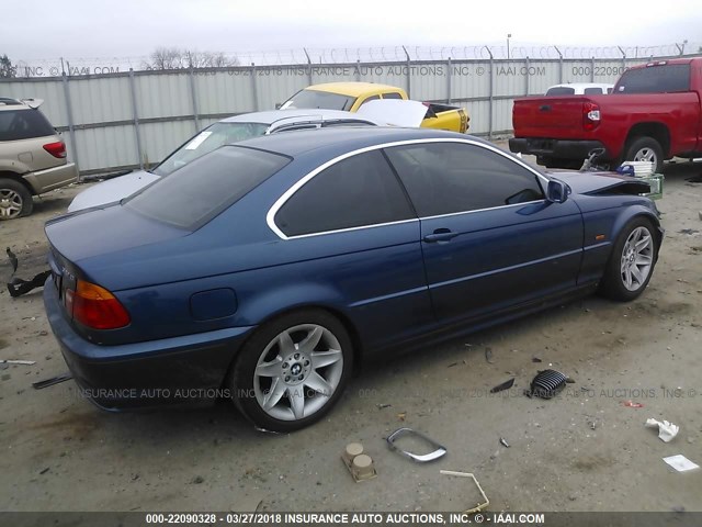 WBABN534X1JU23151 - 2001 BMW 330 CI BLUE photo 4