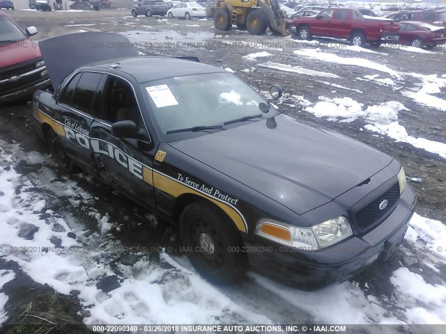 2FABP7BV0BX159536 - 2011 FORD CROWN VICTORIA POLICE INTERCEPTOR BLACK photo 1