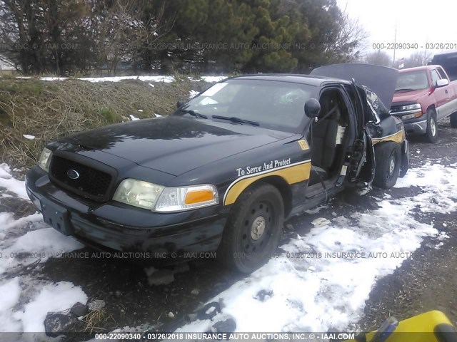 2FABP7BV0BX159536 - 2011 FORD CROWN VICTORIA POLICE INTERCEPTOR BLACK photo 2