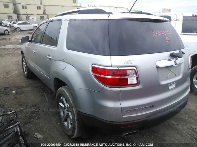 5GZER23707J106662 - 2007 SATURN OUTLOOK XR ვერცხლისფერი ფოტო 3