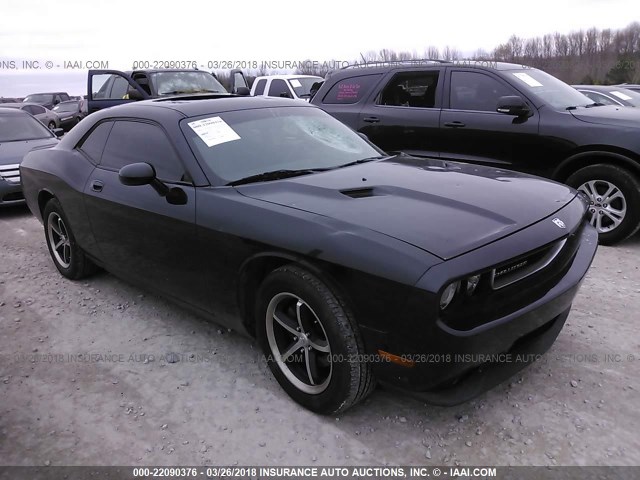 2B3CJ4DV6AH189937 - 2010 DODGE CHALLENGER SE BLACK photo 1