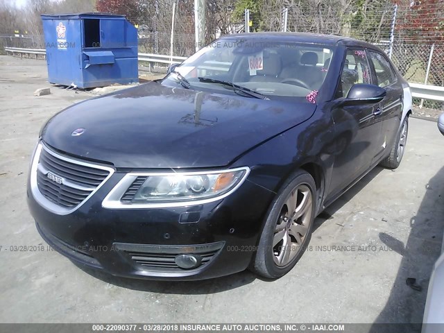 YS3GN4AR6B4000996 - 2011 SAAB 9-5 TURBO BLACK photo 2