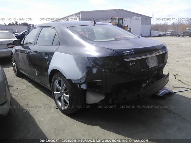 YS3GN4AR6B4000996 - 2011 SAAB 9-5 TURBO BLACK photo 3