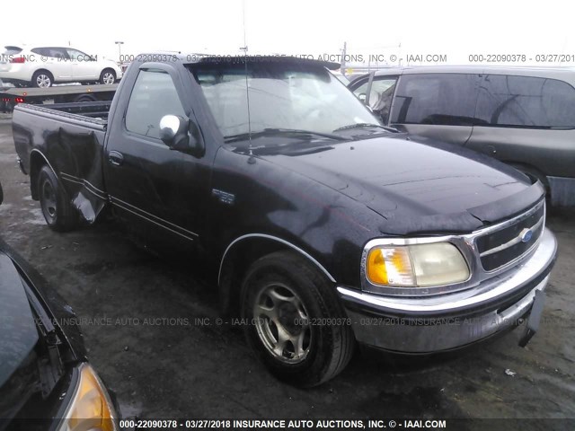 2FTDF1727VCA95184 - 1997 FORD F150 BLACK photo 1