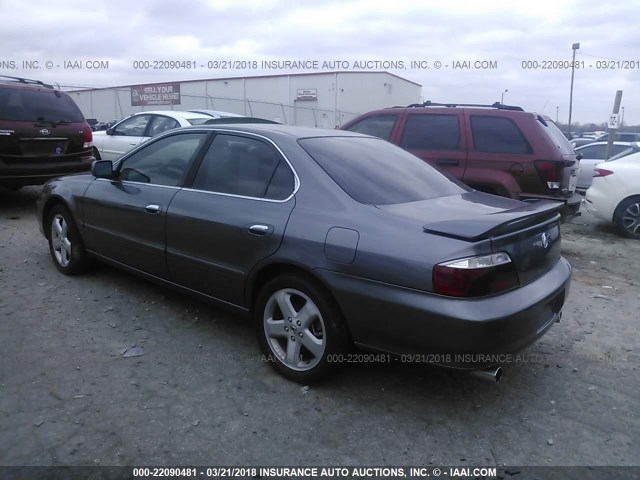 19UUA56843A048061 - 2003 ACURA 3.2TL TYPE-S GRAY photo 3