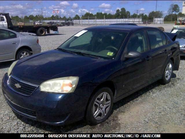 1G1ZS51846F180164 - 2006 CHEVROLET MALIBU LS Dəniz mavisi foto 2